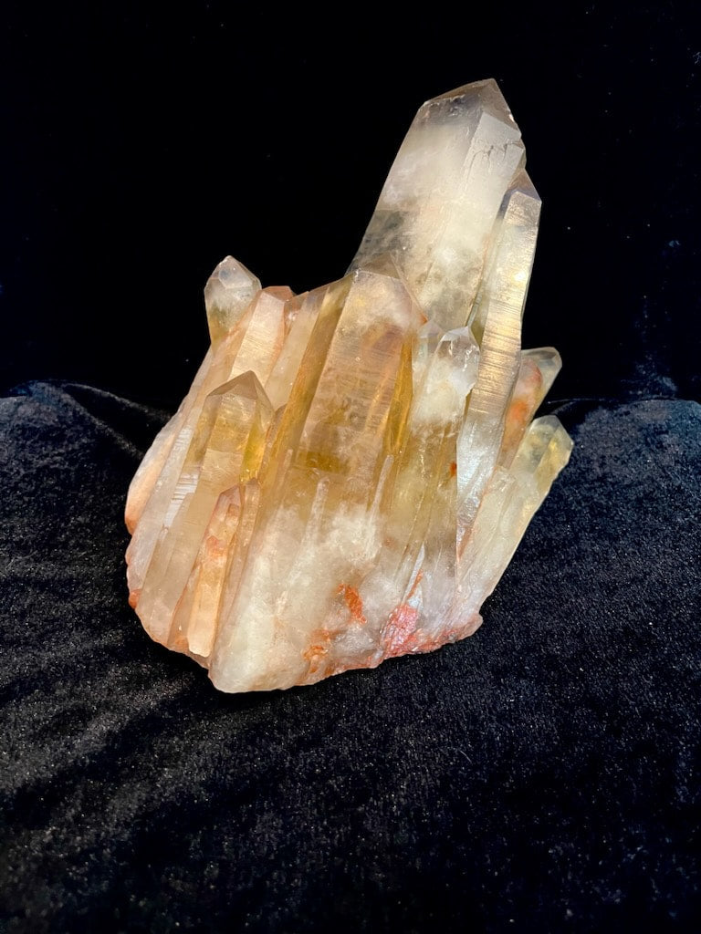 10lb 4oz Huge Smoky Citrine w/ Hematoid Cluster Statement Piece