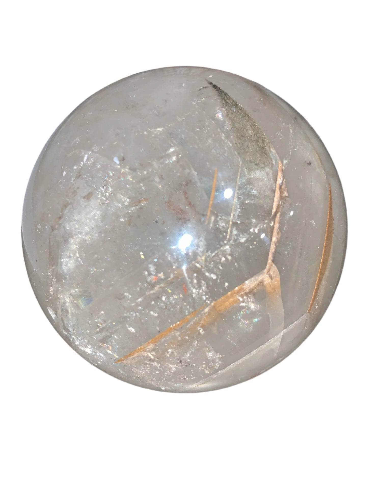 Shamanic Dream Quartz (Lodolite) Sphere