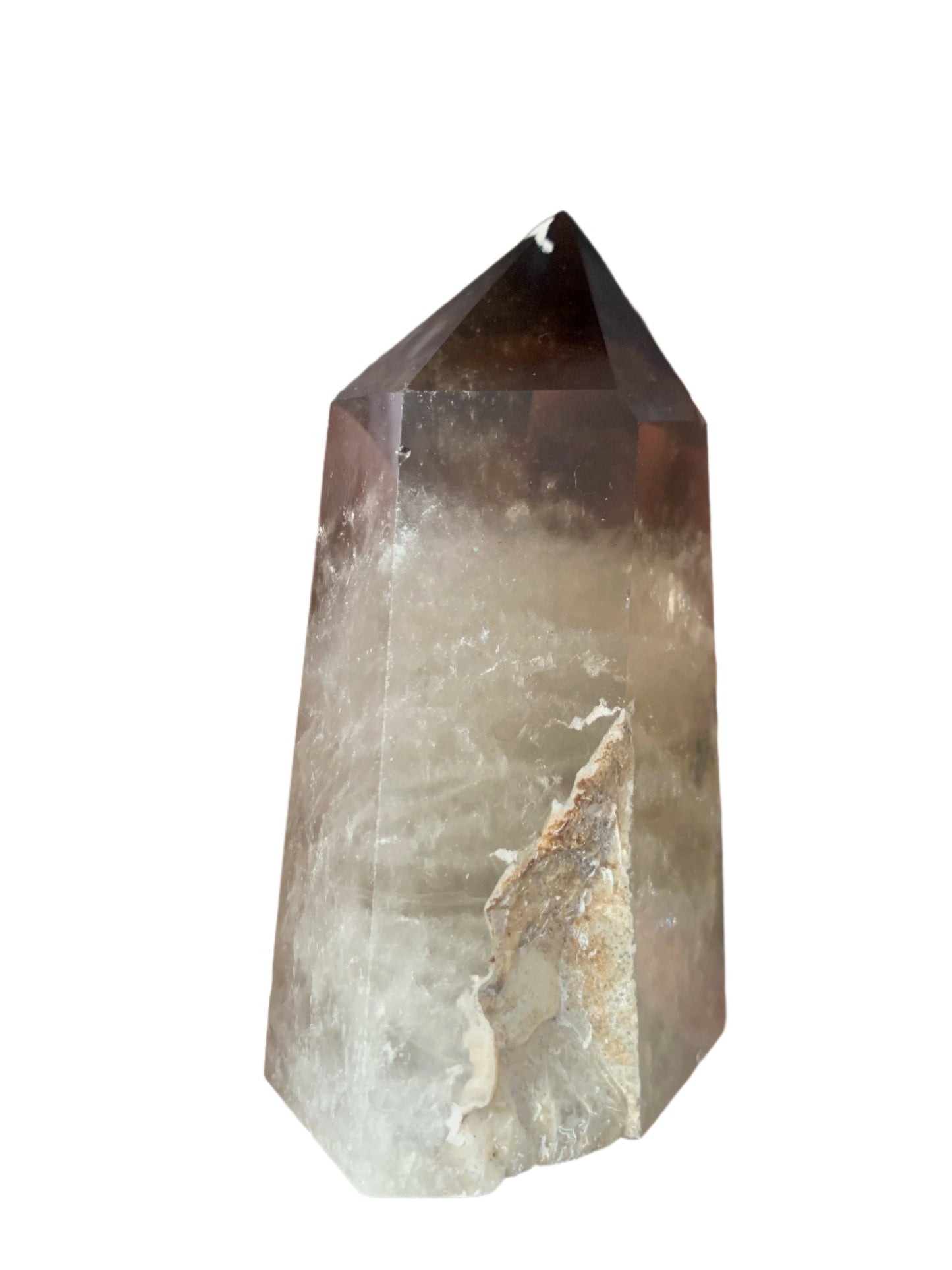 1lb Smoky Quartz w/ Tourmaline Generator