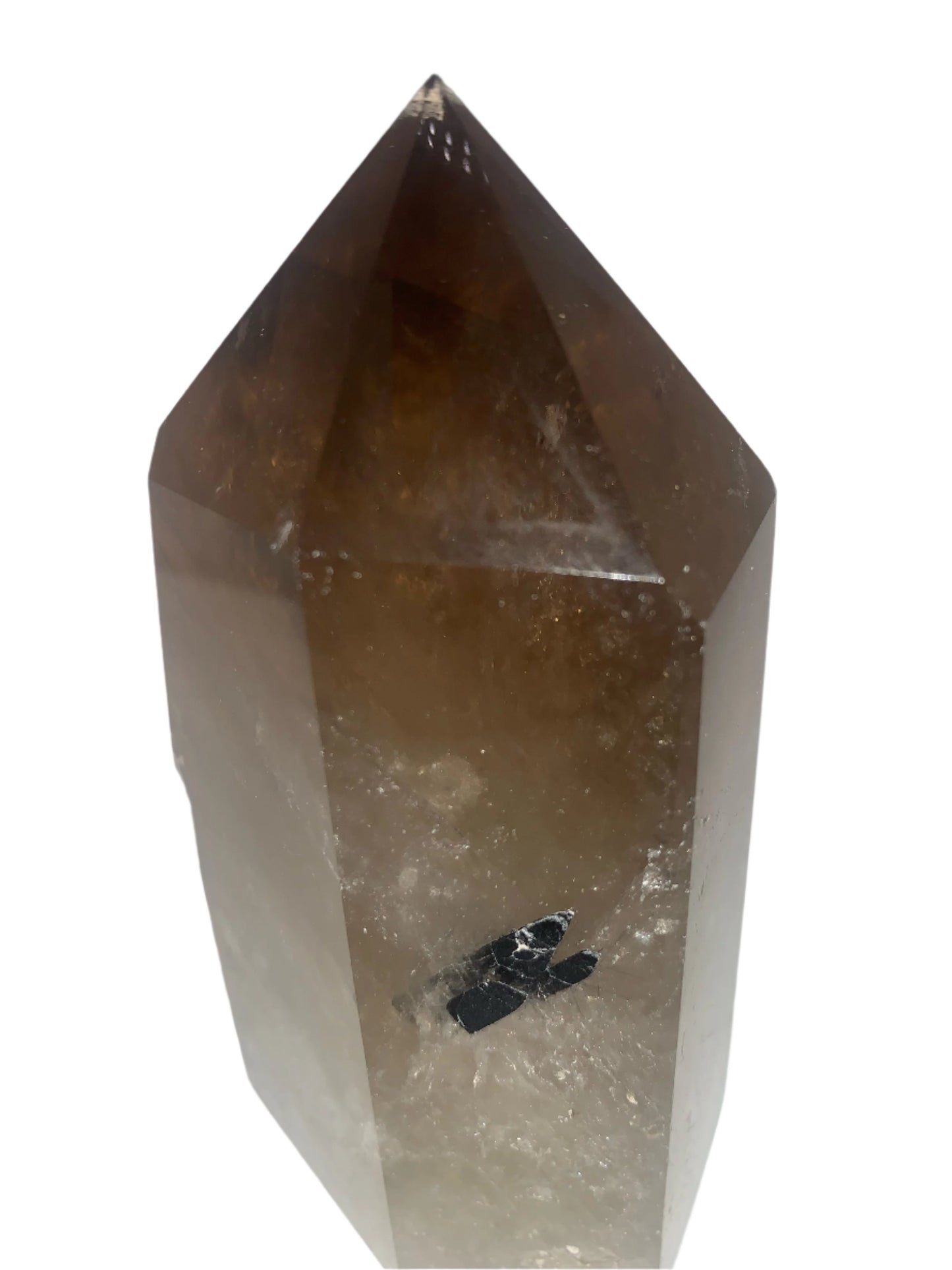 1lb Smoky Quartz w/ Tourmaline Generator