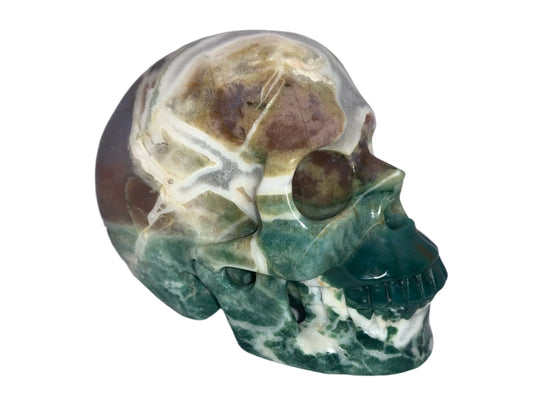 5.2" Indian Agate Crystal Skull