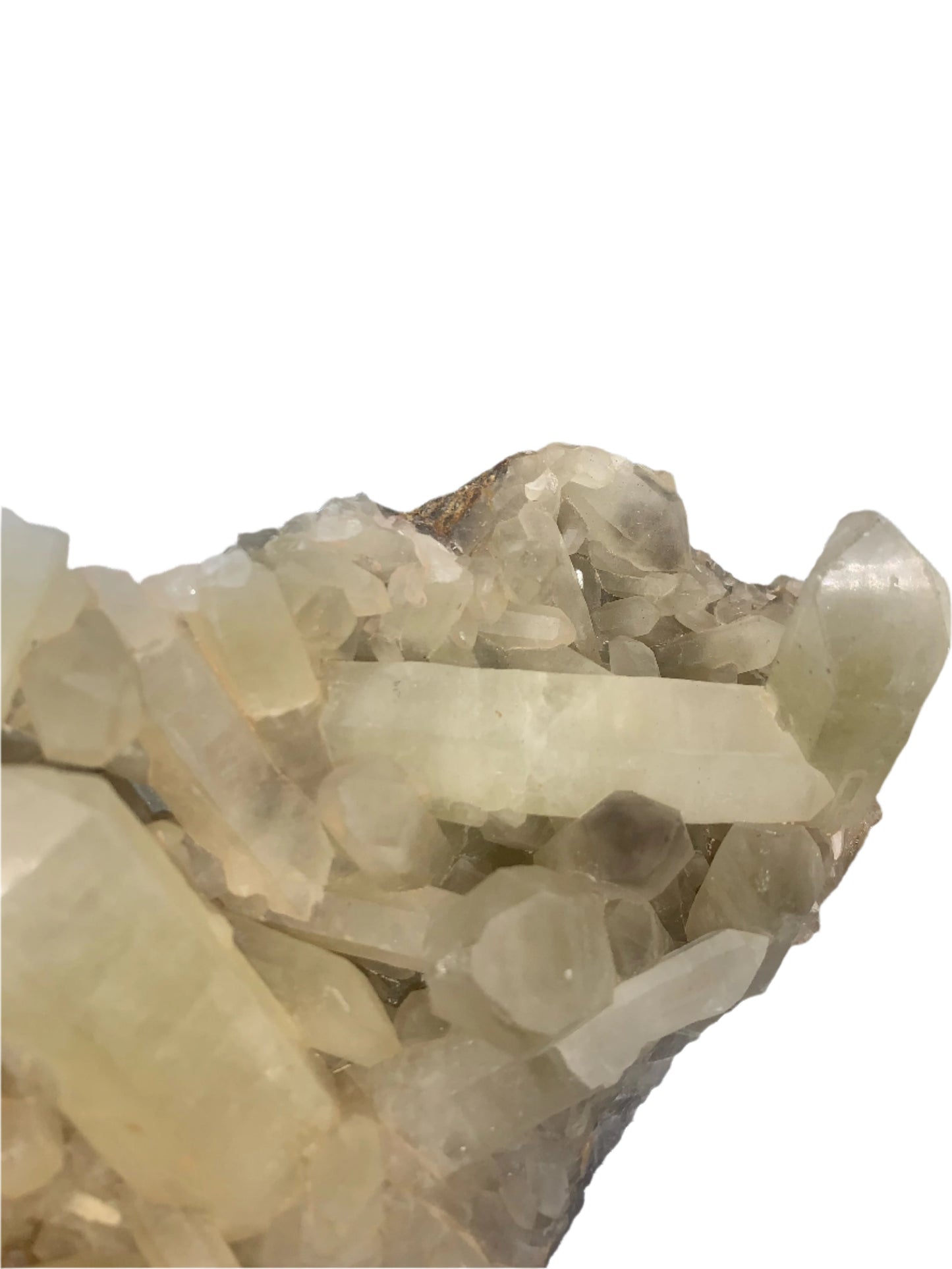 Large and Powerful Smoky Citrine Cluster