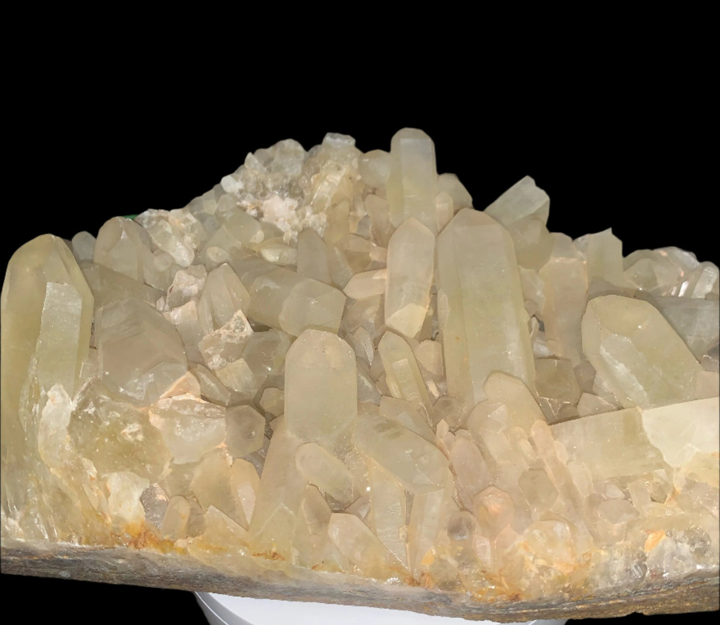 Large and Powerful Smoky Citrine Cluster