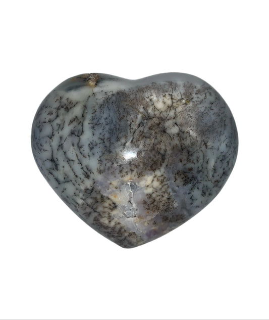 Dendritic Opal Heart