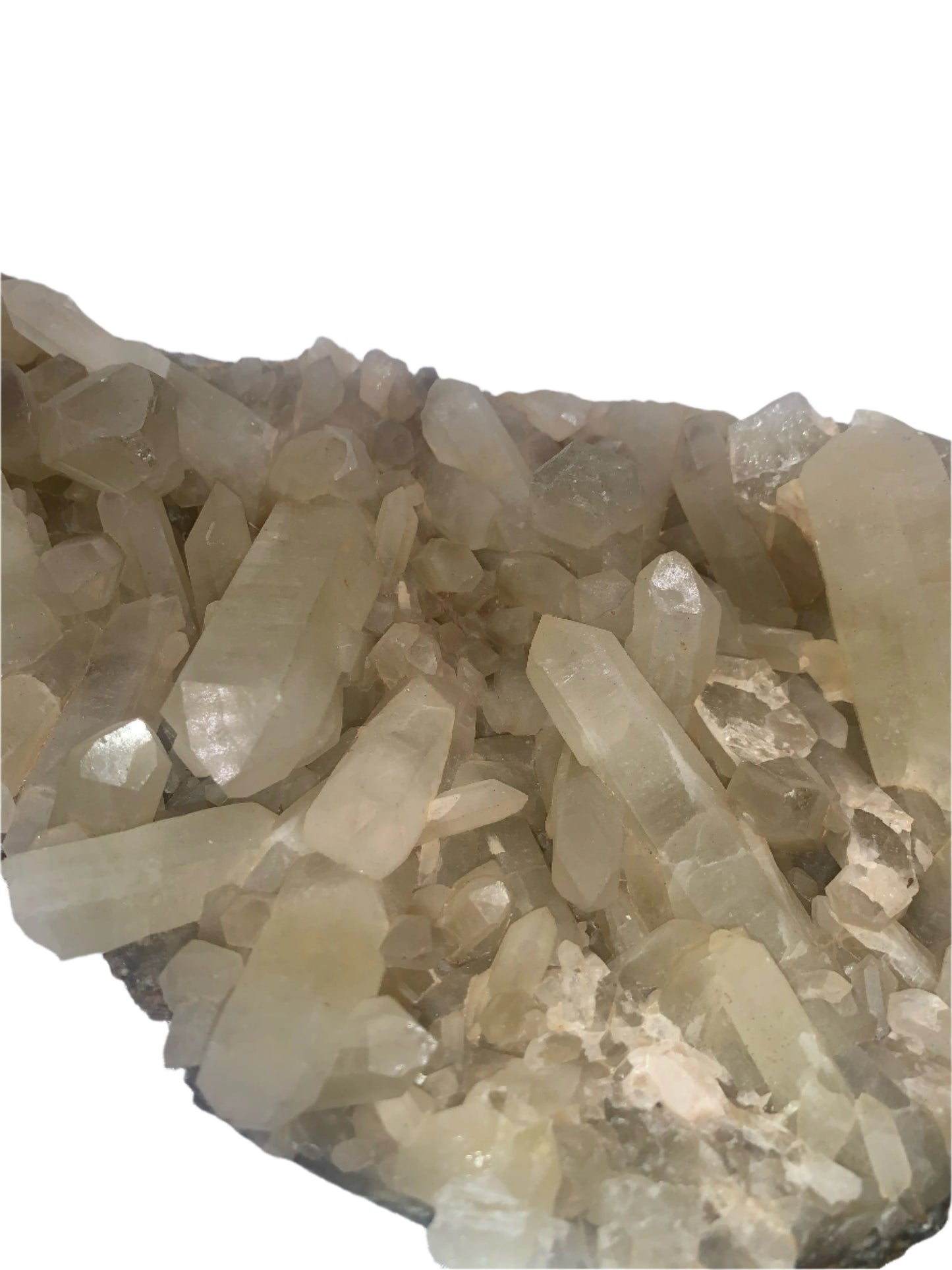 Large and Powerful Smoky Citrine Cluster