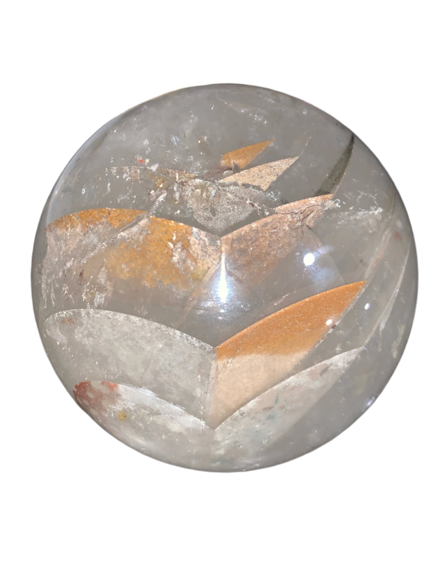 Shamanic Dream Quartz (Lodolite) Sphere