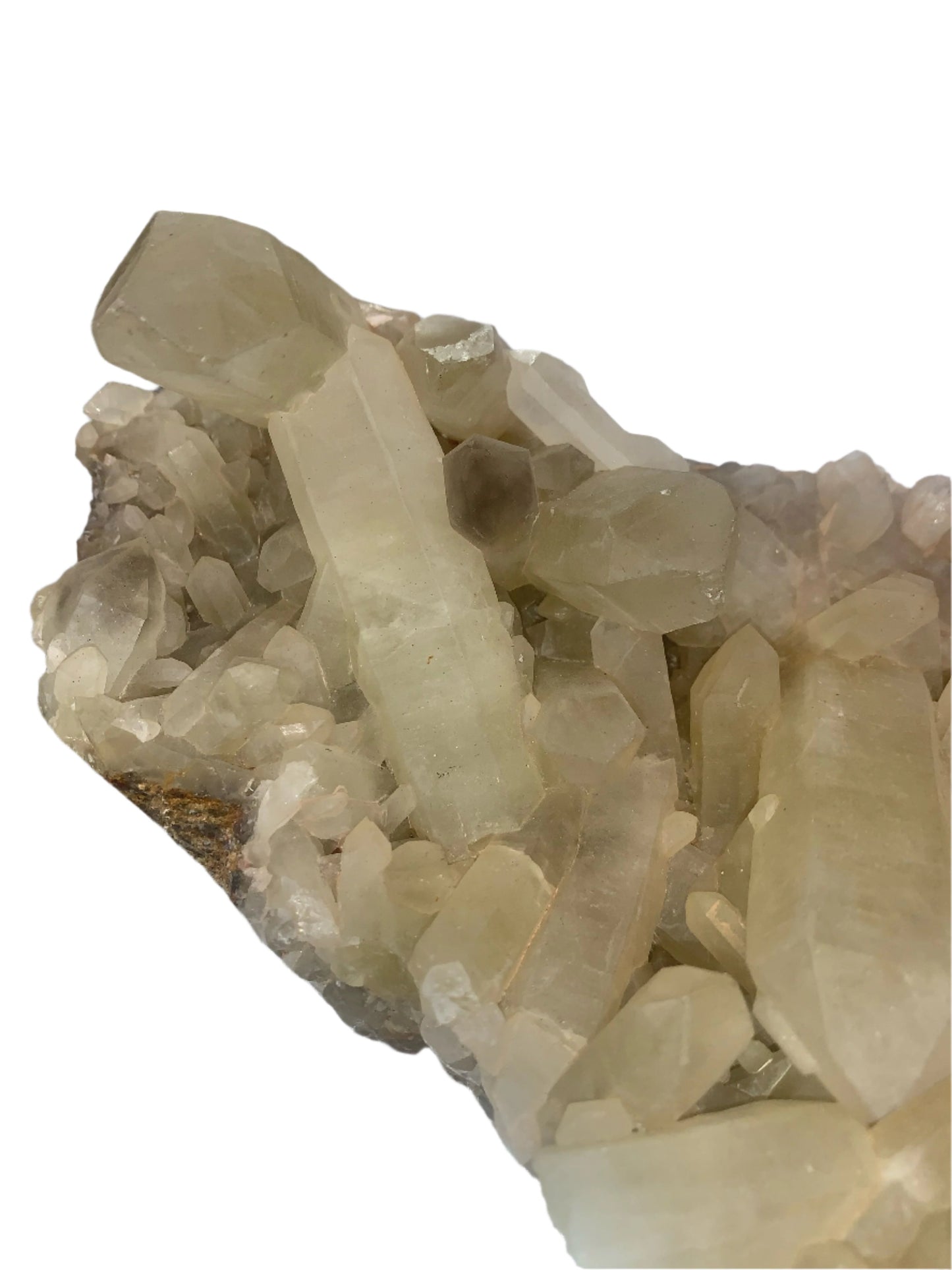 Large and Powerful Smoky Citrine Cluster