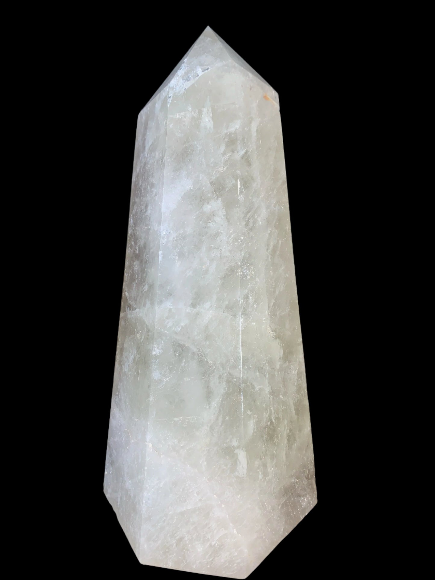 11lb 7oz Smoky Citrine Obelisk w/ Rainbows